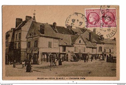 CPA-Carte Postale FRANCE-Magny en Vexin- L'ancienne Halle -1948? VMO15682