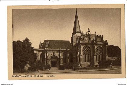CPA - Carte Postale France- Magny en Vexin- Son Eglise   VM17565