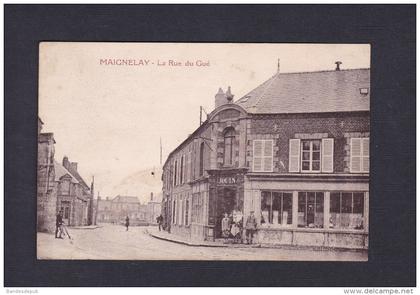 Peu courante Maignelay ( Montigny 60) - Rue du Gue ( animée commerce confection Jouin )