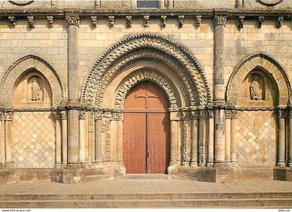 85 - Maillezais - Portail de l'église Saint-Nicolas - CPM - Voir Scans Recto-Verso