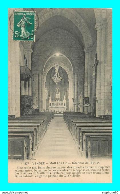 a906 / 507 85 - MAILLEZAIS Interieur de l'Eglise