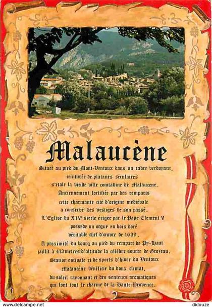 Carte Postale - 84 - Malaucène - Vue Générale - Description - CPM - Voir Scans Recto-Verso - Poscard - Carta Postal -  P