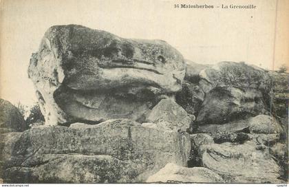 CPA 16 malesherbes la grenouille