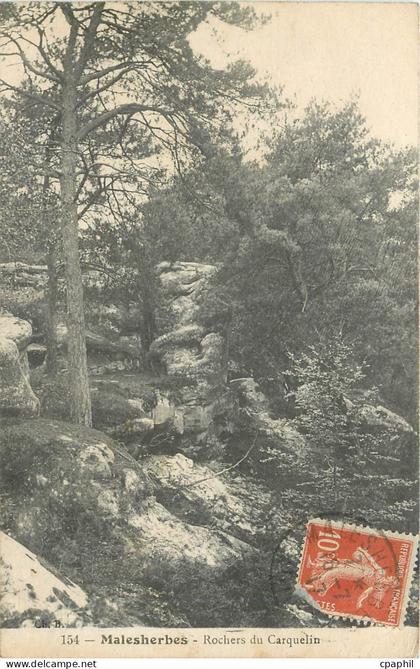 CPA Malesherbes Rochers du Carquelin