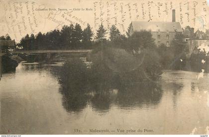 CPA Malestroit - Vue prise du Pont