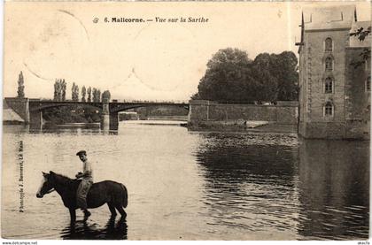 CPA Malicorne Vue sur la Sarthe FRANCE (1450819)
