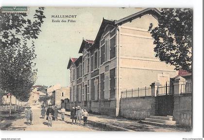 CPA 13 Mallemort ecole des filles