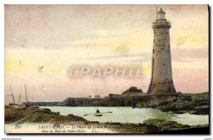 CPA Saint Malo Le Phare du Jardin dans la Base de Saint Malo