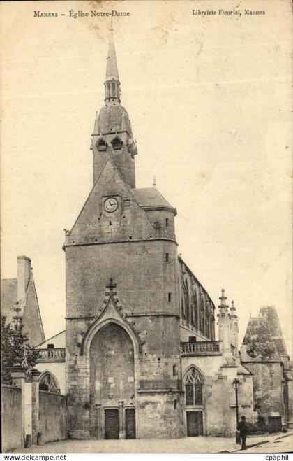 CPA Mamers Eglise Notre Dame