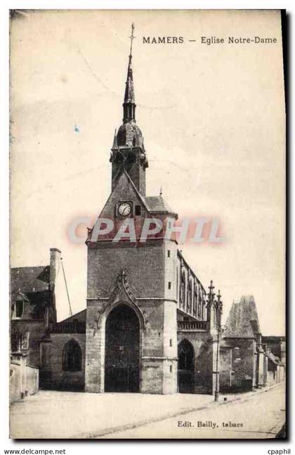 CPA Mamers Eglise Notre Dame