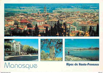 Carte Postale - 04 - Manosque - Multivues - Flamme Postale de Manosque - CPM - Voir Scans Recto-Verso - Poscard - Carta