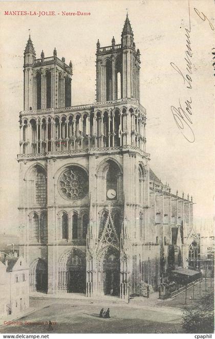CPA Mantes La Jolie Notre Dame