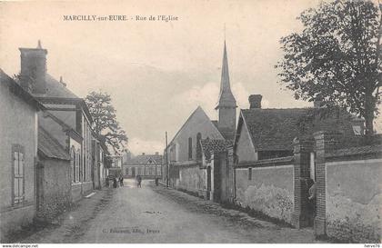 MARCILLY SUR EURE - rue de l'Eglise