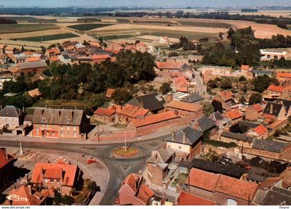 marcoing - vue générale aérienne de la commune