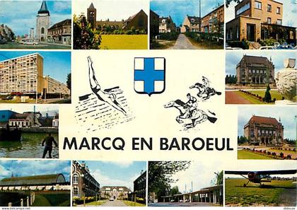 Carte Postale - 59 - Marcq en Baroeul - Multivues - Blasons - CPM - Voir Scans Recto-Verso - Poscard - Carta Postal -  P