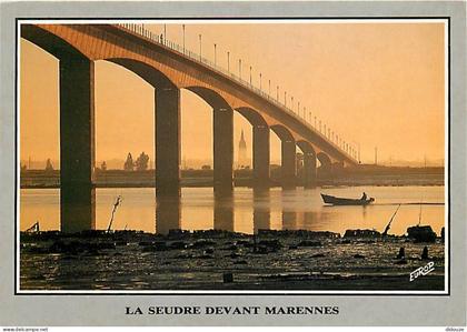 Carte Postale - 17 - Marennes - Le pont sur la Seudre entre Ronce les Bains et Marennes - CPM - Voir Scans Recto-Verso -
