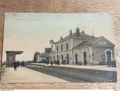 CPA Marennes 17 - la gare de l'état