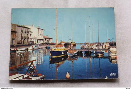 AC643/3, Cpm 1976, Marseillan, plage, le port, Hérault 34