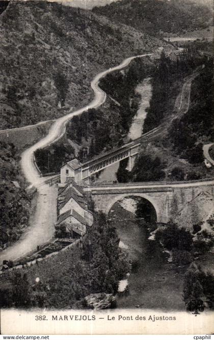 CPA Marvejols Le Pont des Ajustons