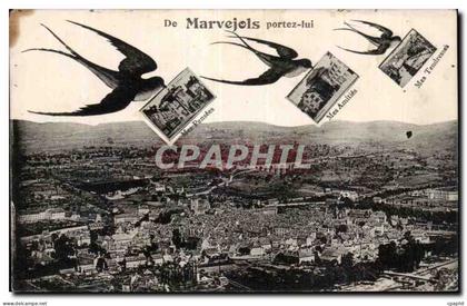 CPA Marvejols portez lui Hirondelles