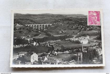 Cpsm 1948, Marvejols, viaduc de Sénoir, Lozère 48