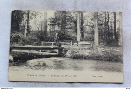 Massay, Gareau, la passerelle, Cher 18