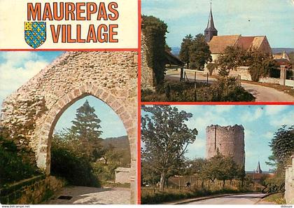 78 - Maurepas - Multivues - L'église et la tour - Blasons - CPM - Voir Scans Recto-Verso