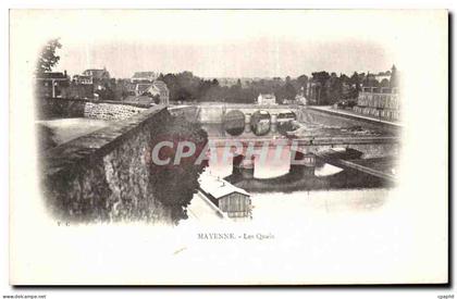 CPA Mayenne Les Quais