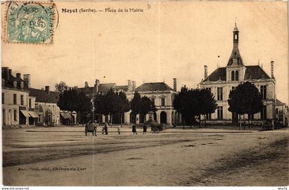 CPA Mayet Place de la Mairie FRANCE (1450541)