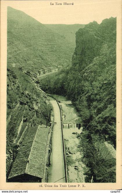 CPA Le Tarn illustre Mazamet Usine des Trois Lune
