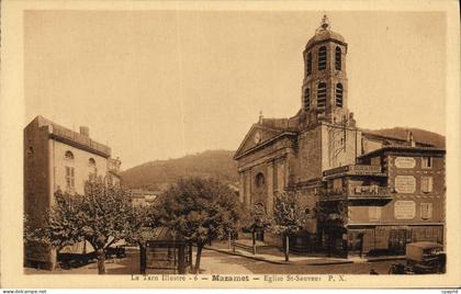 CPA Mazamet Eglise St Sauveur