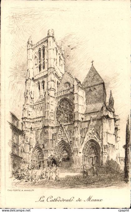 CPA la cathedrale de Meaux