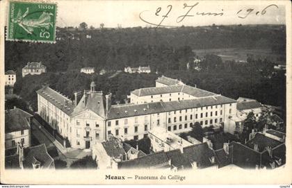 Meaux - Panorama du College - CPA