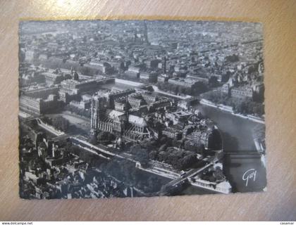 PARIS Ile de la Cite Cathedrale Notre-Dame prefeture de Police Sainte-Chapelle FRANCE postcard