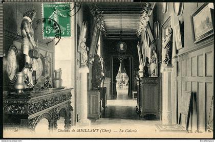 Carte Postale - France - Château de Meillant - La Galerie (CP28458)