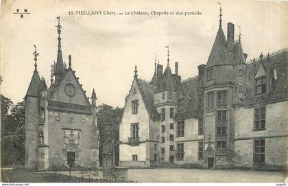 CPA meillant-Le Chateau   Chapelle et vue partielle