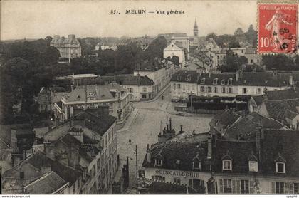 CPA Melun Vue Generale
