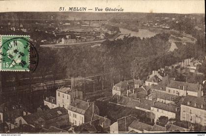 CPA Melun Vue Generale