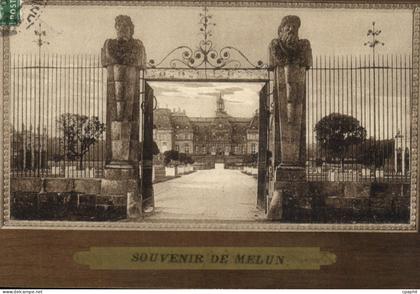 CPA Souvenir De Melun