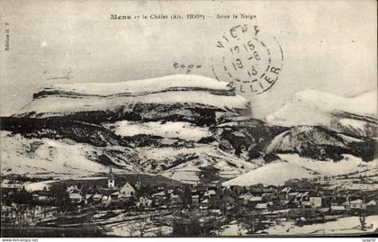 CPA Mens et le Chalet Sous la Neige