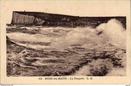 Mers les Bains CPA La tempete