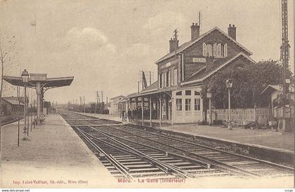 CPA Méru La Gare intérieur