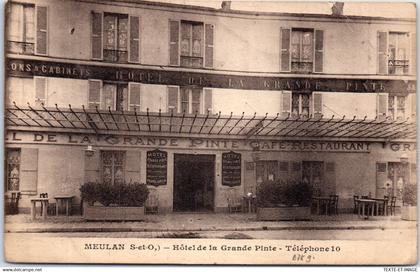 78 MEULAN - Hotel de la grande Pinte.