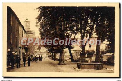 CPA Meyrueis Place Sully Tour De I'Horloge