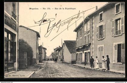 CPA Meyzieu, Rue de la République
