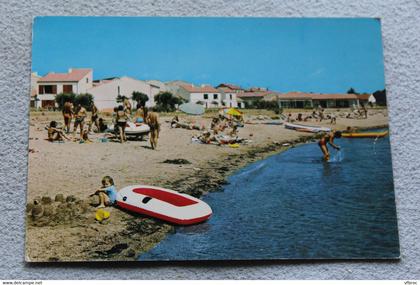 Cpm, Mèze, le village de vacances et sa plage, Hérault 34