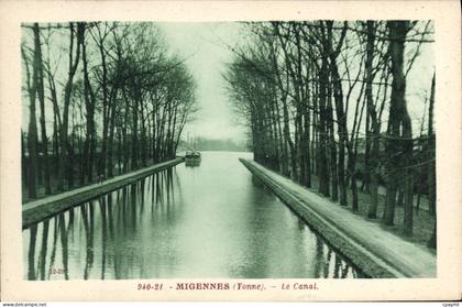 CPA Migennes Le Canal