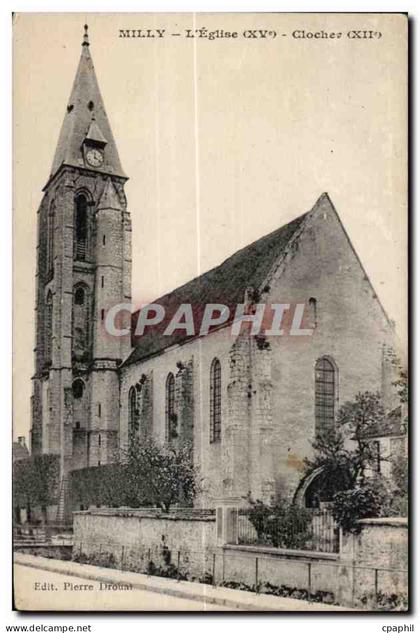 CPA Milly la Foret L eglise