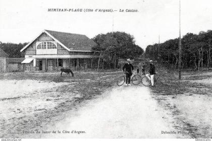 D40 - COTE D'ARGENT  - MIMIZAN-PLAGE - VUE ANIMEE DU CASINO