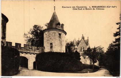 CPA MIRAMBEAU Cote Sud et Entrée du Chateau (666831)